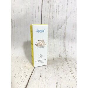 SuperGoop Mineral Glow Screen Soft Radiance Drops Golden Hour SPF 40 1.7oz NEW
